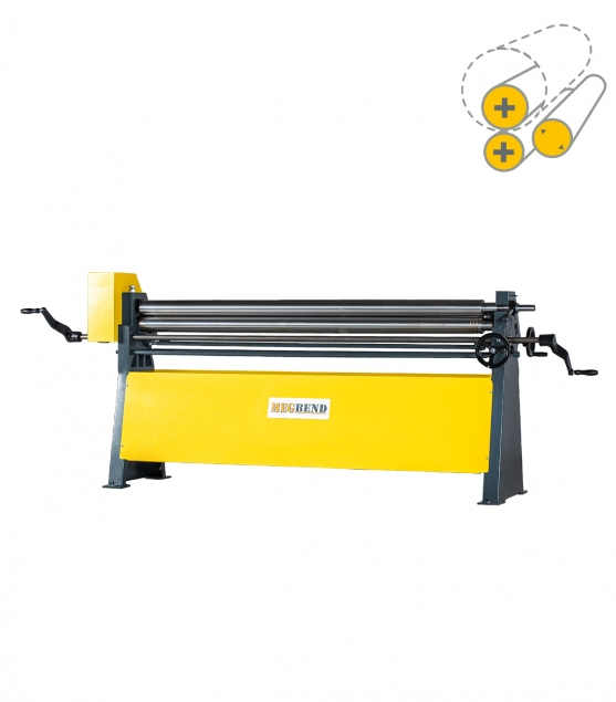 MR Manual 3-Roll Roller Machine