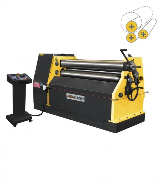 MRS-H 1550x180 Hidrolik 3 Top Tahrikli Silindir Makine